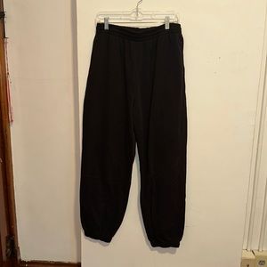 Black cloth joggers!
